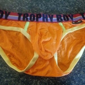 Brief tropy boy orange